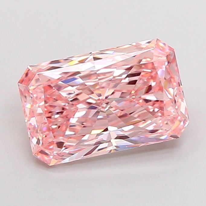 Loose Diamond - RADIANT 4.0ct Fancy Intense Pink VS2: Loose Diamond - RADIANT 4.0ct Fancy Intense Pink VS2 Source: This is a real non-mined Diamond that has been grown in a lab Shape: RADIANT Carats: 4.0 Color: Fancy Intense Pink Certification: IGI Video