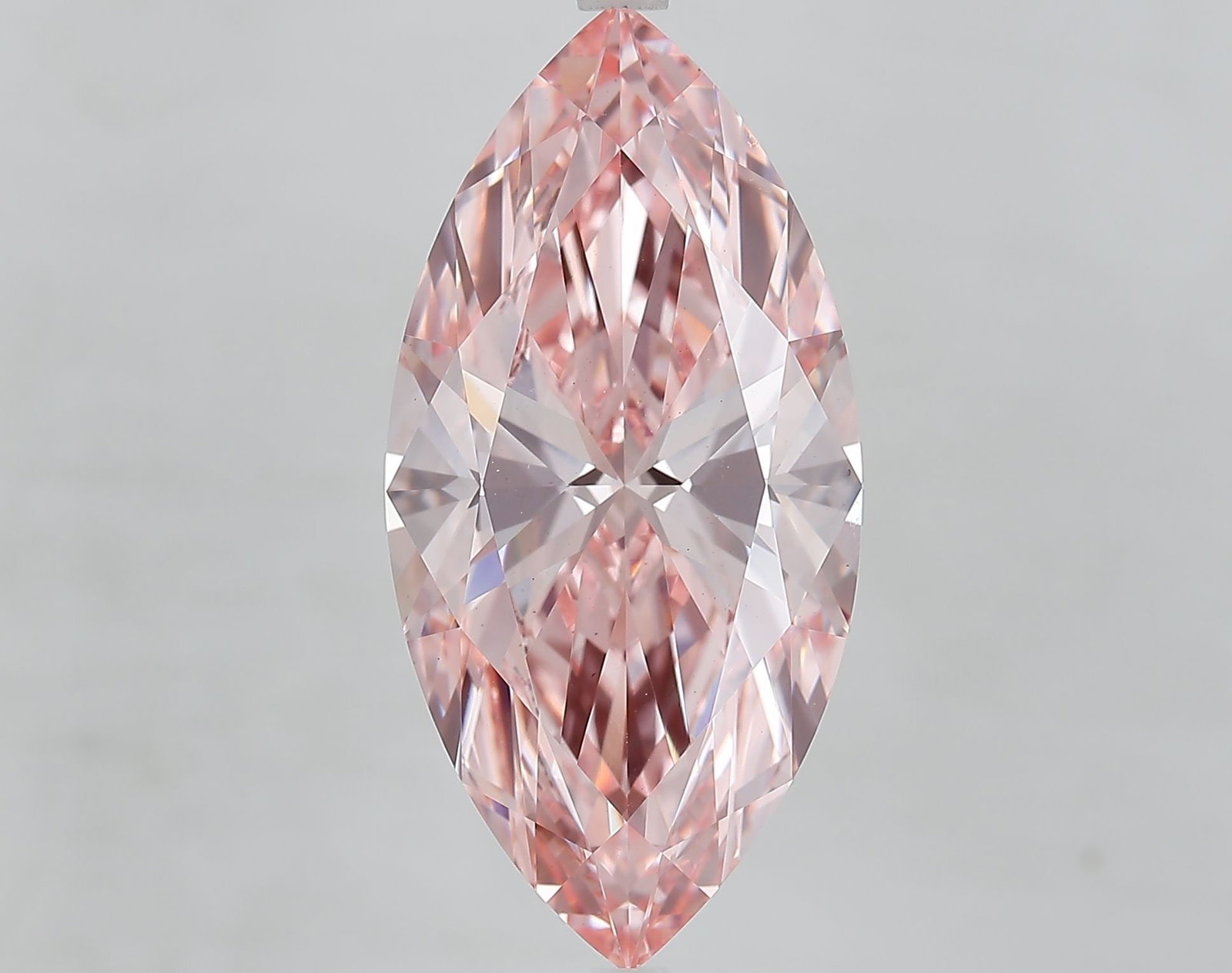 Loose Diamond - MARQUISE 9.63ct Fancy Vivid Pink VS1: Loose Diamond - MARQUISE 9.63ct Fancy Vivid Pink VS1 Source: This is a real non-mined Diamond that has been grown in a lab Shape: MARQUISE Carats: 9.63 Color: Fancy Vivid Pink Certification: IGI