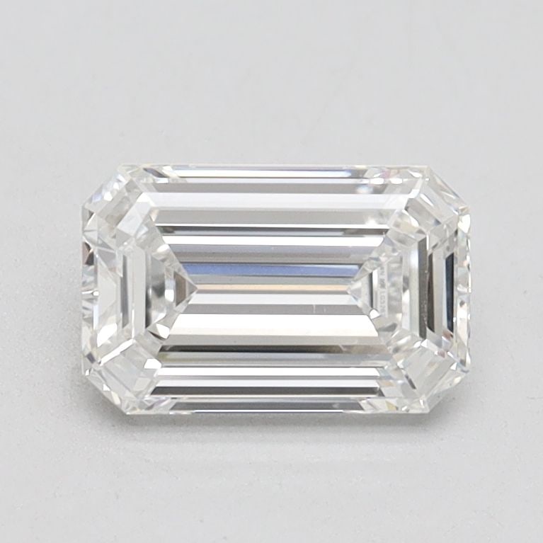 Loose Diamond - EMERALD 1.01ct F VS1: Loose Diamond - EMERALD 1.01ct F VS1 Source: This is a real non-mined Diamond that has been grown in a lab Shape: EMERALD Carats: 1.01 Color: F Clarity: VS1 Certification: IGI Video: