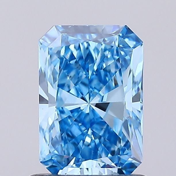 Loose Diamond - RADIANT 1.02ct Fancy Vivid Blue VS1: Loose Diamond - RADIANT 1.02ct Fancy Vivid Blue VS1 Source: This is a real non-mined Diamond that has been grown in a lab Shape: RADIANT Carats: 1.02 Color: Fancy Vivid Blue Certification: IGI Video: