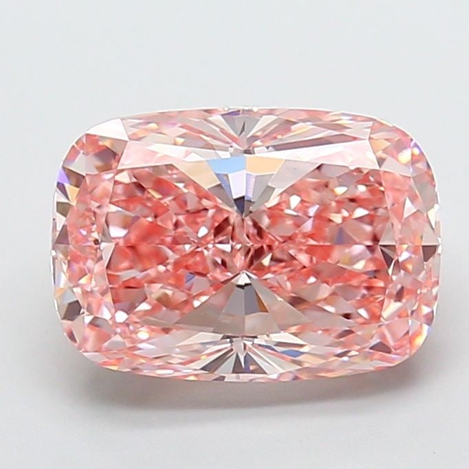Loose Diamond - CUSHION MODIFIED 5.01ct Fancy Vivid Pink VS1: Loose Diamond - CUSHION MODIFIED 5.01ct Fancy Vivid Pink VS1 Source: This is a real non-mined Diamond that has been grown in a lab Shape: CUSHION MODIFIED Carats: 5.01 Color: Fancy Vivid Pink Certific