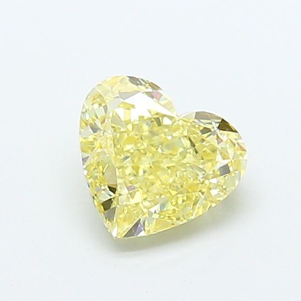 Loose Diamond - HEART 1.26ct Fancy Yellow VS1: Loose Diamond - HEART 1.26ct Fancy Yellow VS1 Source: This is a real non-mined Diamond that has been grown in a lab Shape: HEART Carats: 1.26 Color: Fancy Yellow Certification: IGI Video: