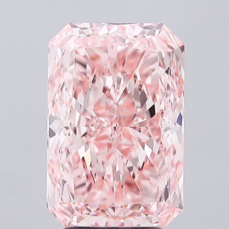 Loose Diamond - RADIANT 3.8ct Fancy Vivid Pink VVS2: Loose Diamond - RADIANT 3.8ct Fancy Vivid Pink VVS2 Source: This is a real non-mined Diamond that has been grown in a lab Shape: RADIANT Carats: 3.8 Color: Fancy Vivid Pink Certification: IGI Video: