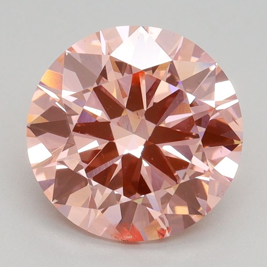 Loose Diamond - ROUND 3.0ct Fancy Intense Pink SI2: Loose Diamond - ROUND 3.0ct Fancy Intense Pink SI2 Source: This is a real non-mined Diamond that has been grown in a lab Shape: ROUND Carats: 3.0 Color: Fancy Intense Pink Certification: IGI Video: