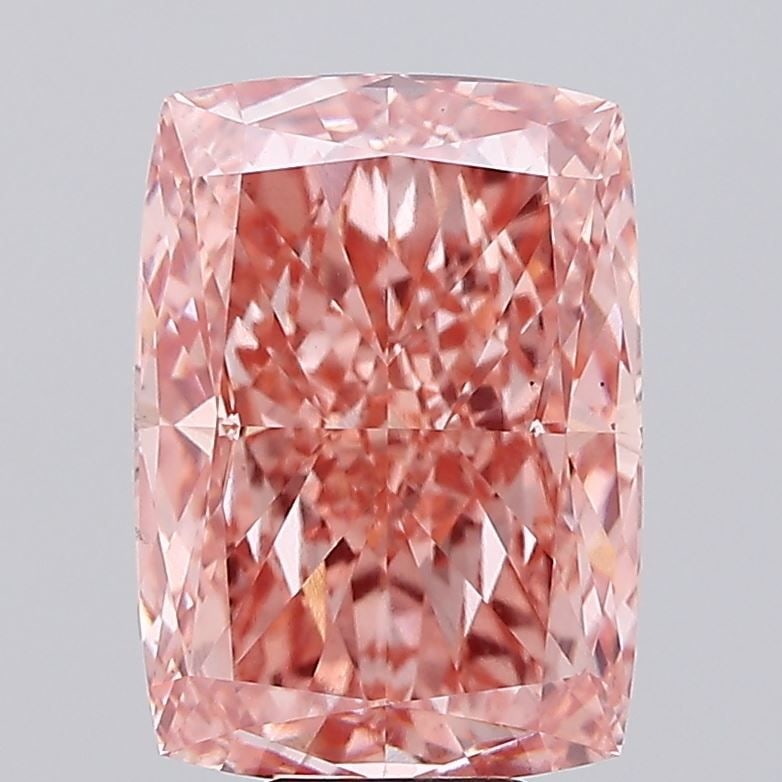 Loose Diamond - CUSHION MODIFIED 10.75ct Fancy Vivid Pink VS1: Loose Diamond - CUSHION MODIFIED 10.75ct Fancy Vivid Pink VS1 Source: This is a real non-mined Diamond that has been grown in a lab Shape: CUSHION MODIFIED Carats: 10.75 Color: Fancy Vivid Pink Certif