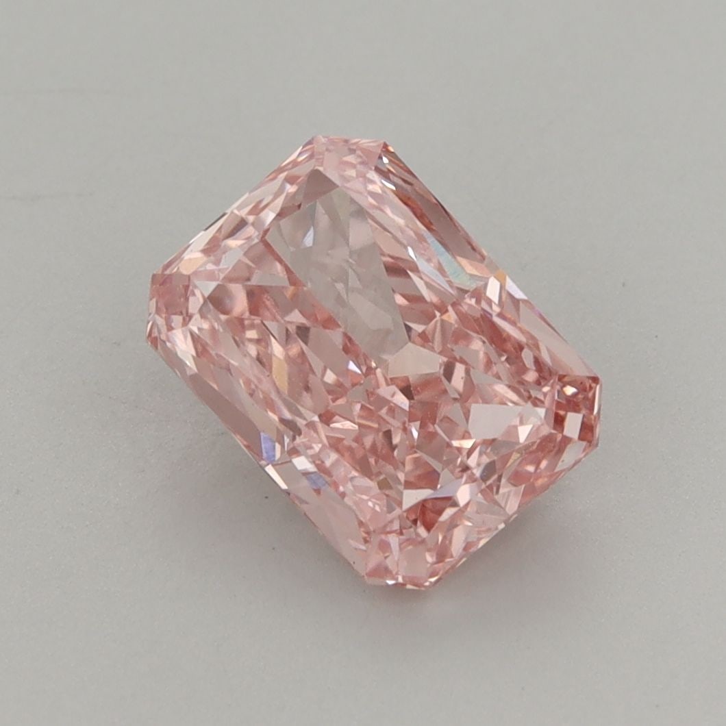 Loose Diamond - RADIANT 2.12ct Fancy Vivid Pink VS1: Loose Diamond - RADIANT 2.12ct Fancy Vivid Pink VS1 Source: This is a real non-mined Diamond that has been grown in a lab Shape: RADIANT Carats: 2.12 Color: Fancy Vivid Pink Certification: IGI Video:
