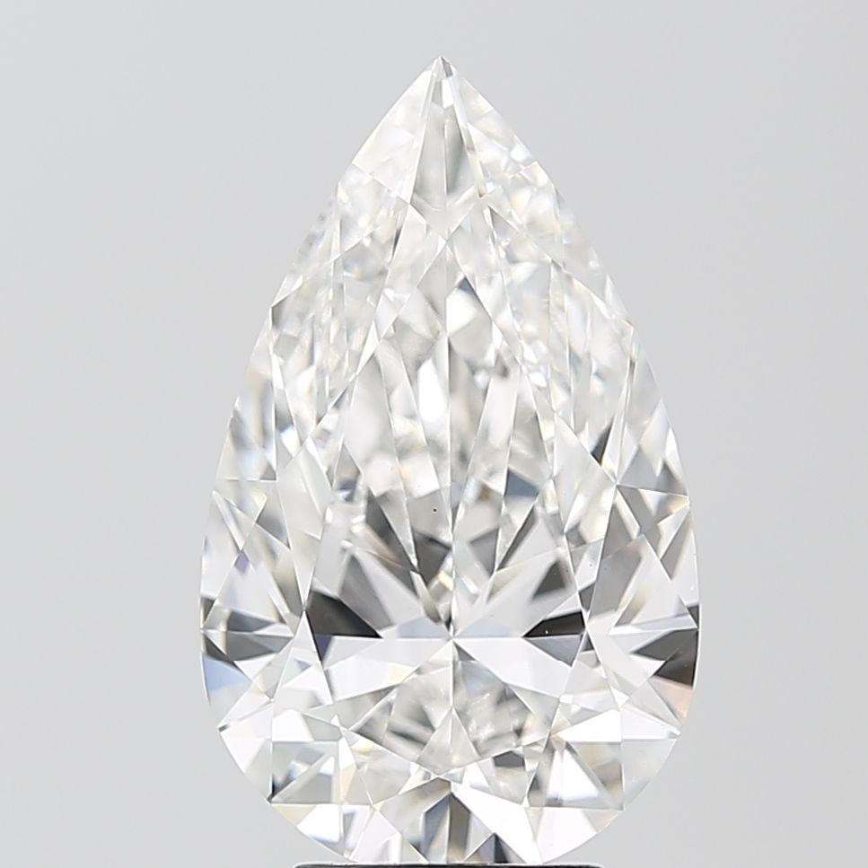 Loose Diamond - PEAR 5.06ct F VS1: Loose Diamond - PEAR 5.06ct F VS1 Source: This is a real non-mined Diamond that has been grown in a lab Shape: PEAR Carats: 5.06 Color: F Clarity: VS1 Certification: IGI Video: