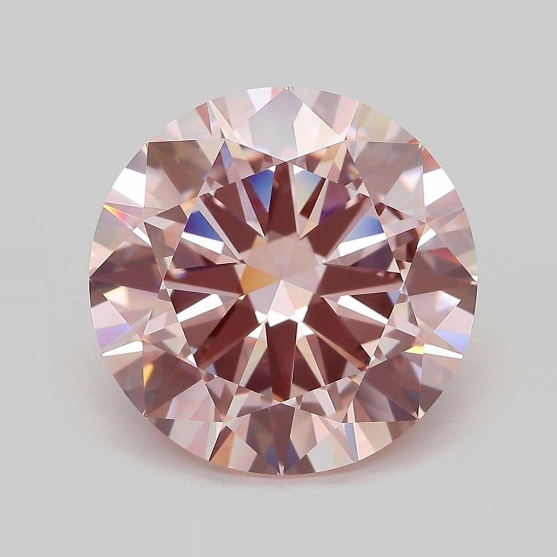 Loose Diamond - ROUND 8.59ct Fancy Intense Pink VS1: Loose Diamond - ROUND 8.59ct Fancy Intense Pink VS1 Source: This is a real non-mined Diamond that has been grown in a lab Shape: ROUND Carats: 8.59 Color: Fancy Intense Pink Certification: IGI Video: