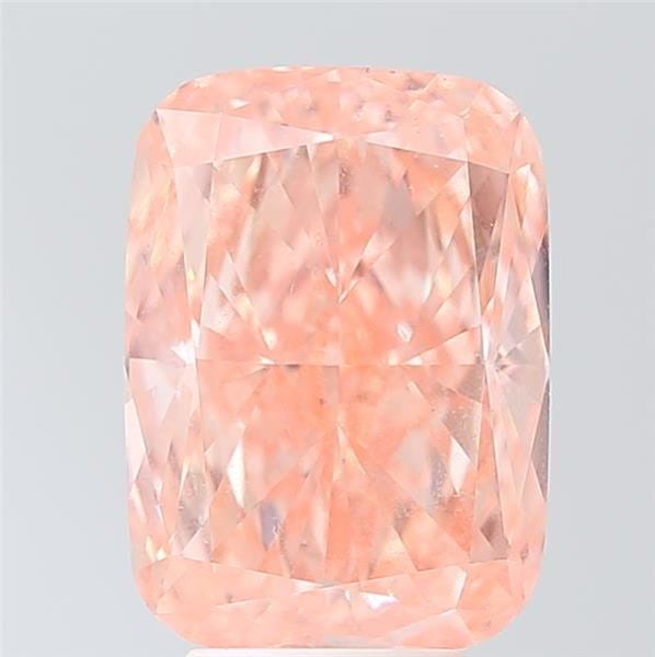 Loose Diamond - CUSHION MODIFIED 6.0ct Fancy Intense Pink Orange VS1: Loose Diamond - CUSHION MODIFIED 6.0ct Fancy Intense Pink Orange VS1 Source: This is a real non-mined Diamond that has been grown in a lab Shape: CUSHION MODIFIED Carats: 6.0 Color: Fancy Intense Pink