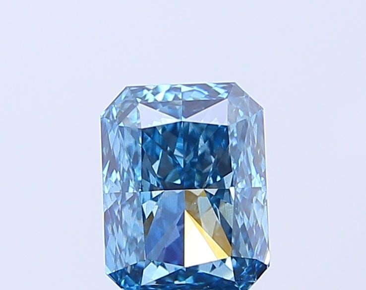 Loose Diamond - RADIANT 1.71ct Fancy Vivid Blue SI1: Loose Diamond - RADIANT 1.71ct Fancy Vivid Blue SI1 Source: This is a real non-mined Diamond that has been grown in a lab Shape: RADIANT Carats: 1.71 Color: Fancy Vivid Blue Certification: IGI Video: