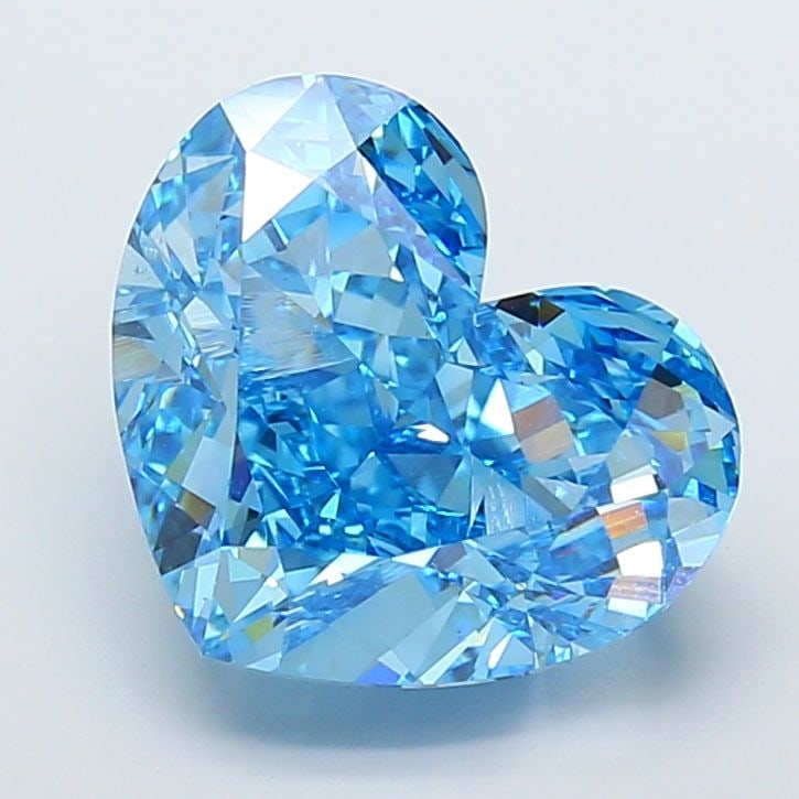 Loose Diamond - HEART 14.03ct Fancy Vivid Blue VS1: Loose Diamond - HEART 14.03ct Fancy Vivid Blue VS1 Source: This is a real non-mined Diamond that has been grown in a lab Shape: HEART Carats: 14.03 Color: Fancy Vivid Blue Certification: IGI Video: