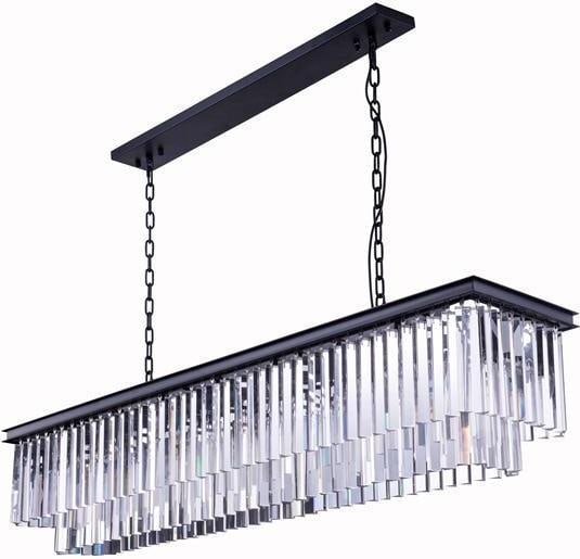 Elegant Lighting Sydney 12-Light Mocha Brown Pendant Lamp: Elegant Lighting Sydney 12-Light Mocha Brown Pendant Lamp Illuminate your space with the Elegant Lighting Sydney 12-Light Pendant, a stunning addition that combines functionality with style. This tran
