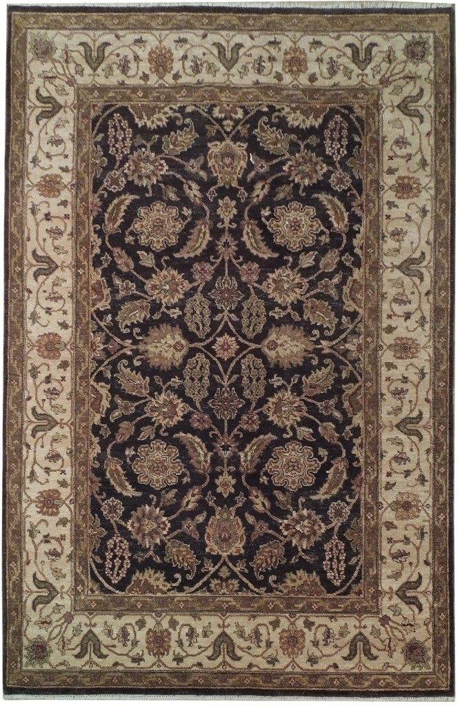Handmade 6' x 9' Teal Blue/Green Vegetable Dyed Chobi Rug (1 of 6)
