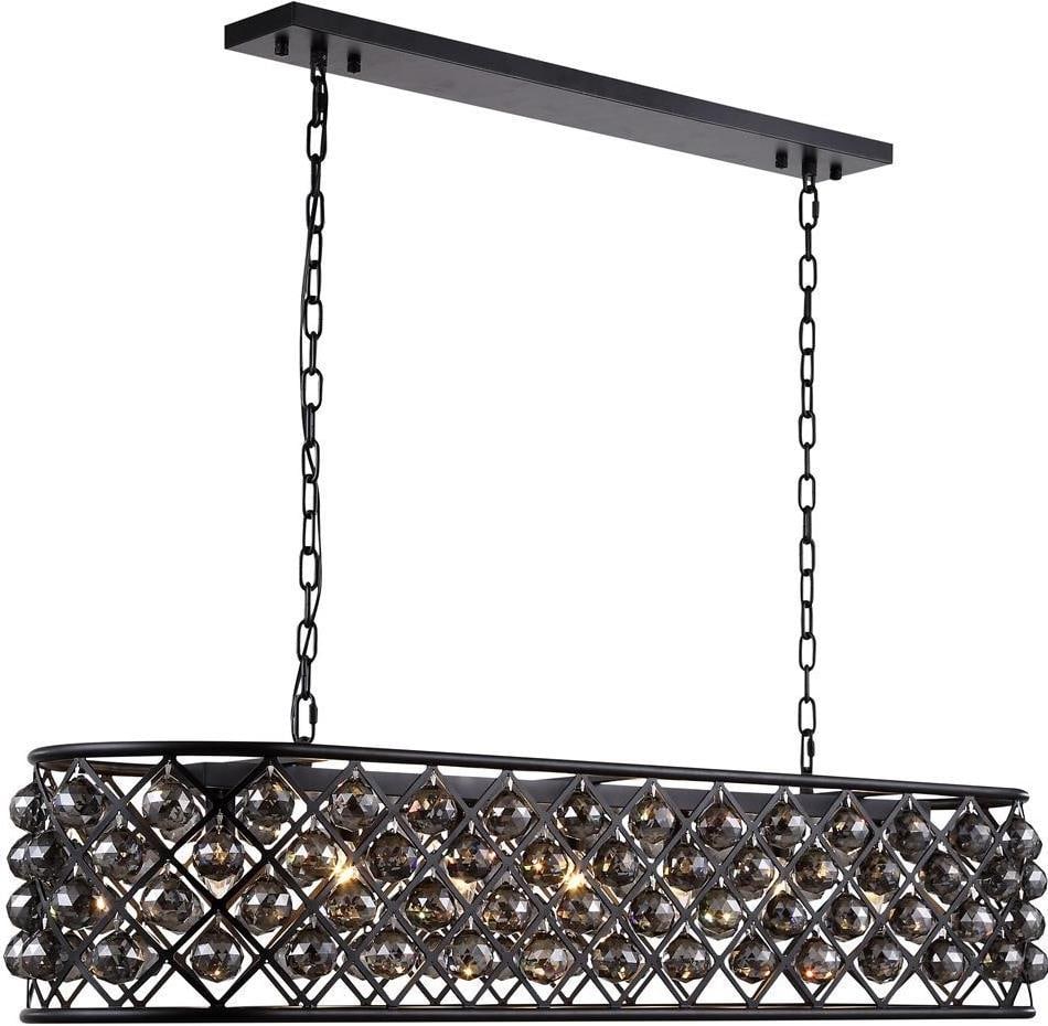 Elegant Lighting Madison Crystal Pendant Light Polished Nickel 7 Bulb (1 of 1)