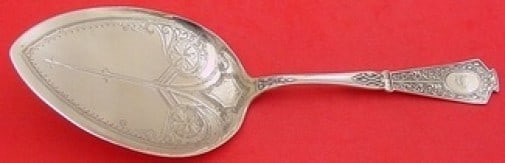 Seymour Duchess Sterling Silver Pie Server 8.5 Bright-Cut Monogrammed (1 of 1)