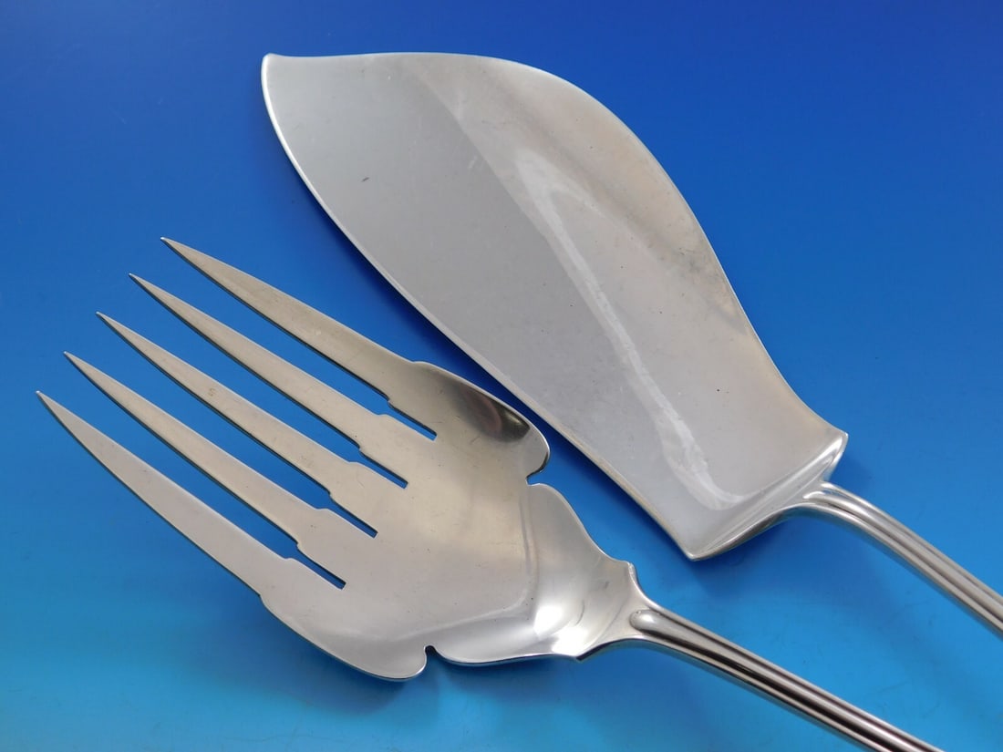 Tiffany & Co. Italian Sterling Silver Fish Serving Set 2pc (1 of 5)