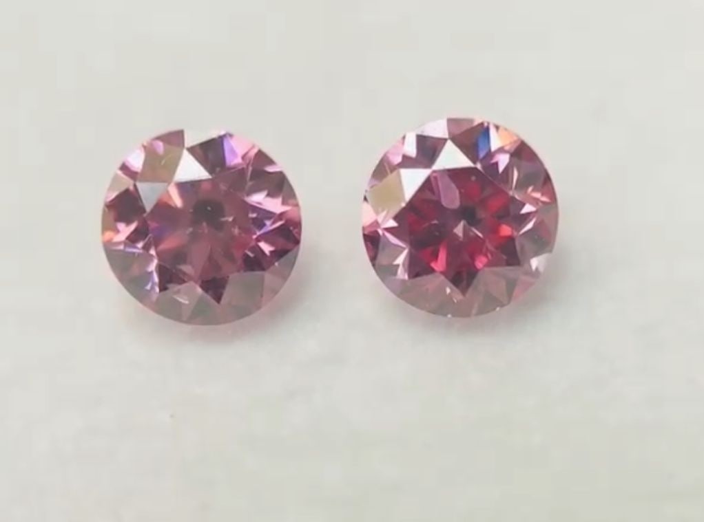 Loose Diamond - ROUND 0.16ct Purplish Pink SI2: Loose Diamond - ROUND 0.16ct Purplish Pink SI2 Source: Natural Shape: ROUND Carats: 0.16 Color: Purplish Pink Certification: GIA Video: