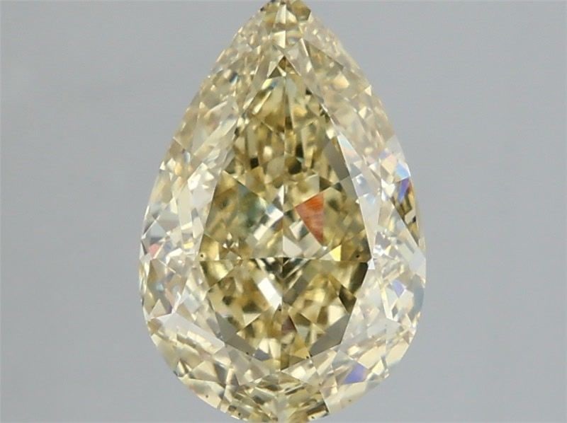 Loose Diamond - PEAR 2.08ct Fancy Light Yellow VS2: Loose Diamond - PEAR 2.08ct Fancy Light Yellow VS2 Source: This is a real non-mined Diamond that has been grown in a lab Shape: PEAR Carats: 2.08 Color: Fancy Light Yellow Certification: IGI Video: