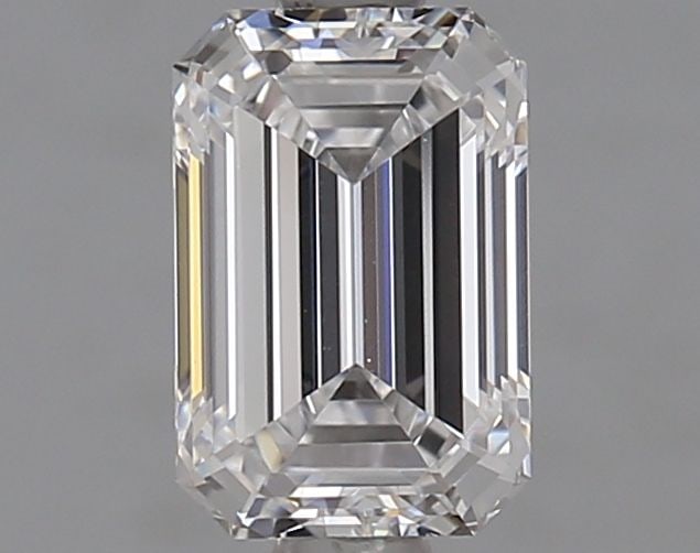 Loose Diamond - EMERALD 1.01ct D VVS2: Loose Diamond - EMERALD 1.01ct D VVS2 Source: This is a real non-mined Diamond that has been grown in a lab Shape: EMERALD Carats: 1.01 Color: D Clarity: VVS2 Certification: IGI Video: