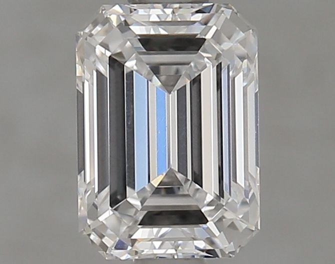 Loose Diamond - EMERALD 1.01ct D VVS2: Loose Diamond - EMERALD 1.01ct D VVS2 Source: This is a real non-mined Diamond that has been grown in a lab Shape: EMERALD Carats: 1.01 Color: D Clarity: VVS2 Certification: IGI Video: