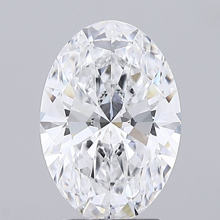 Loose Diamond - OVAL 2.52ct D VVS2: Loose Diamond - OVAL 2.52ct D VVS2 Source: This is a real non-mined Diamond that has been grown in a lab Shape: OVAL Carats: 2.52 Color: D Clarity: VVS2 Certification: GCAL Video:
