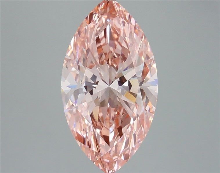 Loose Diamond - MARQUISE 4.08ct Fancy Vivid Pink VVS2: Loose Diamond - MARQUISE 4.08ct Fancy Vivid Pink VVS2 Source: This is a real non-mined Diamond that has been grown in a lab Shape: MARQUISE Carats: 4.08 Color: Fancy Vivid Pink Certification: IGI Vide