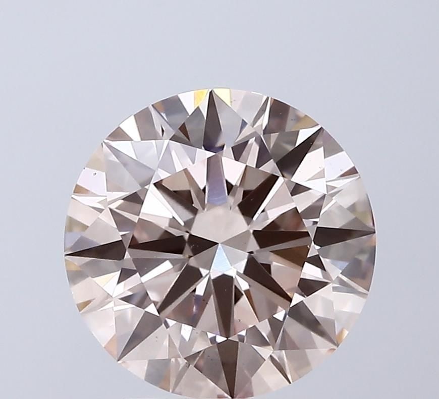 Ideal Loose Diamond - ROUND 3.01ct Fancy Pink VS1: Ideal Loose Diamond - ROUND 3.01ct Fancy Pink VS1 Source: This is a real non-mined Diamond that has been grown in a lab Shape: ROUND Carats: 3.01 Color: Fancy Pink Certification: IGI Video: