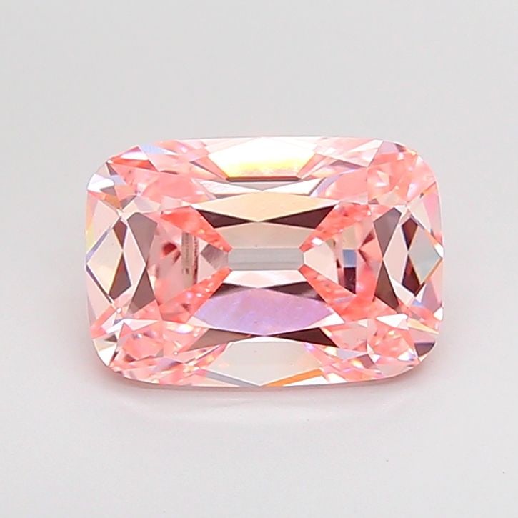 Loose Diamond - CUSHION BRILLIANT 3.01ct Fancy Intense Pink VS1: Loose Diamond - CUSHION BRILLIANT 3.01ct Fancy Intense Pink VS1 Source: This is a real non-mined Diamond that has been grown in a lab Shape: CUSHION BRILLIANT Carats: 3.01 Color: Fancy Intense Pink Ce