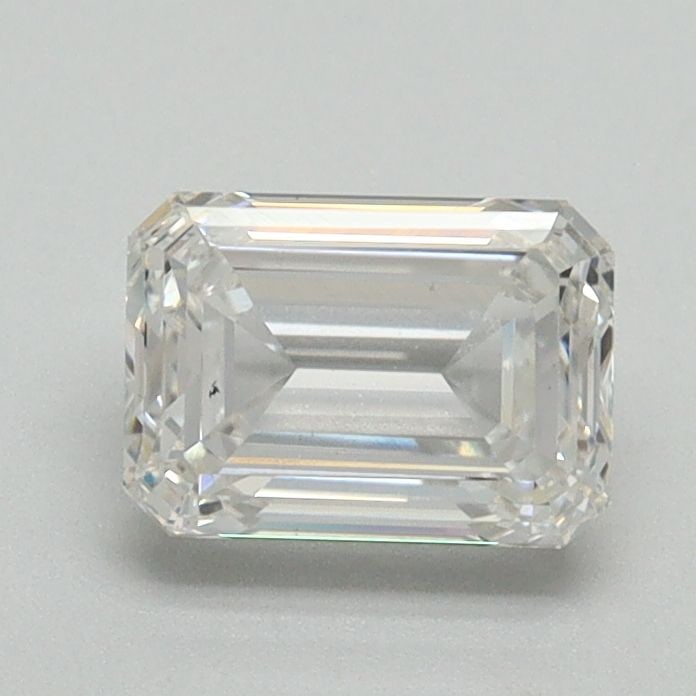 Loose Diamond - EMERALD 1.05ct F VS2: Loose Diamond - EMERALD 1.05ct F VS2 Source: This is a real non-mined Diamond that has been grown in a lab Shape: EMERALD Carats: 1.05 Color: F Clarity: VS2 Certification: NONE Video: