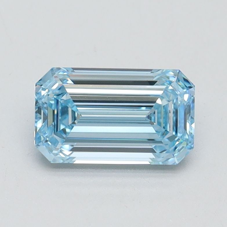 Loose Diamond - EMERALD 1.01ct Fancy Intense Blue VVS2: Loose Diamond - EMERALD 1.01ct Fancy Intense Blue VVS2 Source: This is a real non-mined Diamond that has been grown in a lab Shape: EMERALD Carats: 1.01 Color: Fancy Intense Blue Certification: IGI Vi