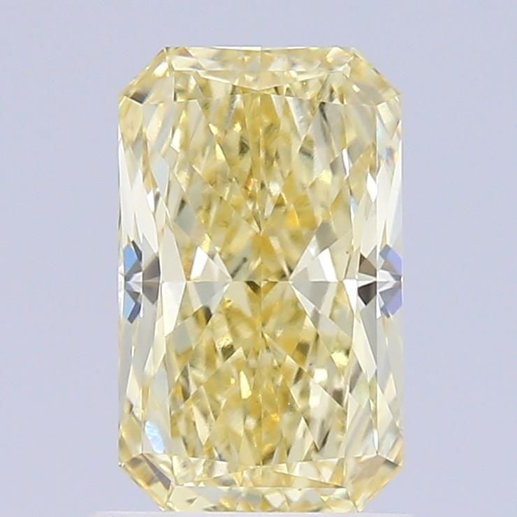 Loose Diamond - RADIANT 1.56ct Fancy Intense Yellow VS1: Loose Diamond - RADIANT 1.56ct Fancy Intense Yellow VS1 Source: This is a real non-mined Diamond that has been grown in a lab Shape: RADIANT Carats: 1.56 Color: Fancy Intense Yellow Certification: IGI