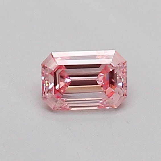 Loose Diamond - EMERALD 0.17ct Fancy Intense Pink VVS2: Loose Diamond - EMERALD 0.17ct Fancy Intense Pink VVS2 Source: This is a real non-mined Diamond that has been grown in a lab Shape: EMERALD Carats: 0.17 Color: Fancy Intense Pink Certification: IGI PL