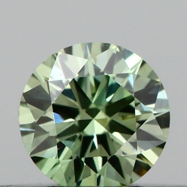 Loose Diamond - ROUND 0.2ct Fancy Vivid Green VS1: Loose Diamond - ROUND 0.2ct Fancy Vivid Green VS1 Source: This is a real non-mined Diamond that has been grown in a lab Shape: ROUND Carats: 0.2 Color: Fancy Vivid Green Certification: IGI Video: