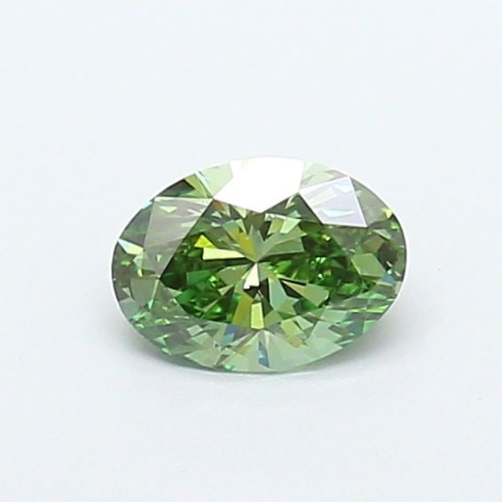 Loose Diamond - OVAL 0.52ct Fancy Vivid Green VS1: Loose Diamond - OVAL 0.52ct Fancy Vivid Green VS1 Source: This is a real non-mined Diamond that has been grown in a lab Shape: OVAL Carats: 0.52 Color: Fancy Vivid Green Certification: IGI Video: