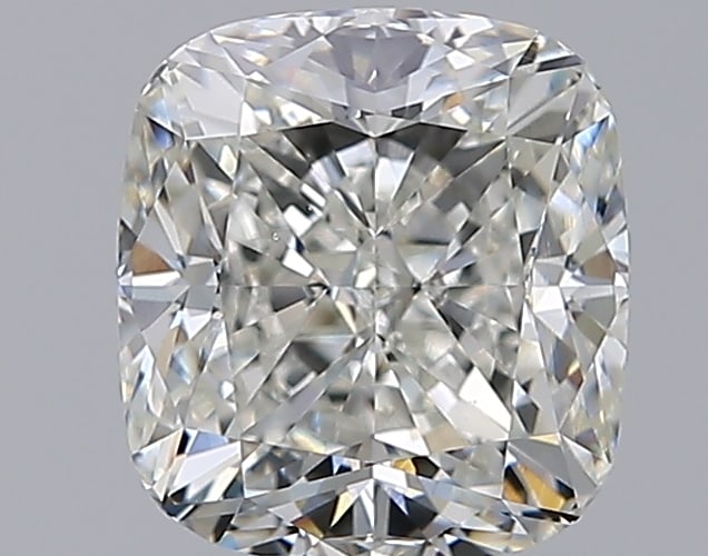 Loose Diamond - CUSHION 2.23ct I VS2: Loose Diamond - CUSHION 2.23ct I VS2 Source: Natural Mined Diamond Shape: CUSHION Carats: 2.23 Color: I Clarity: VS2 Certification: GIA Condition: Pre-Owned PLEASE NOTE: Framed, Large, or heavy items 