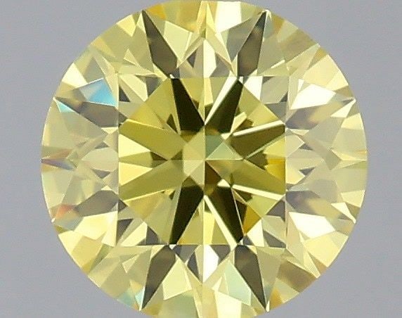 Ideal Loose Diamond - ROUND 0.43ct Fancy Intense Yellow VS1: Ideal Loose Diamond - ROUND 0.43ct Fancy Intense Yellow VS1 Source: This is a real non-mined Diamond that has been grown in a lab Shape: ROUND Carats: 0.43 Color: Fancy Intense Yellow Certification: I