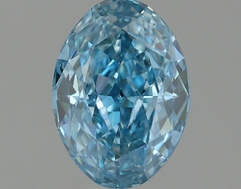 Loose Diamond - OVAL 1.34ct Fancy Vivid Blue VS2: Loose Diamond - OVAL 1.34ct Fancy Vivid Blue VS2 Source: This is a real non-mined Diamond that has been grown in a lab Shape: OVAL Carats: 1.34 Color: Fancy Vivid Blue Certification: IGI Video: