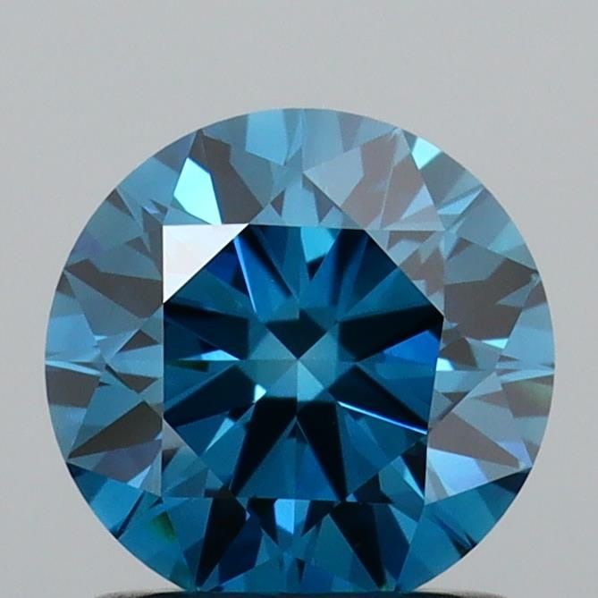 Ideal Loose Diamond - ROUND 1.01ct Fancy Vivid Blue VS1: Ideal Loose Diamond - ROUND 1.01ct Fancy Vivid Blue VS1 Source: This is a real non-mined Diamond that has been grown in a lab Shape: ROUND Carats: 1.01 Color: Fancy Vivid Blue Certification: IGI Video