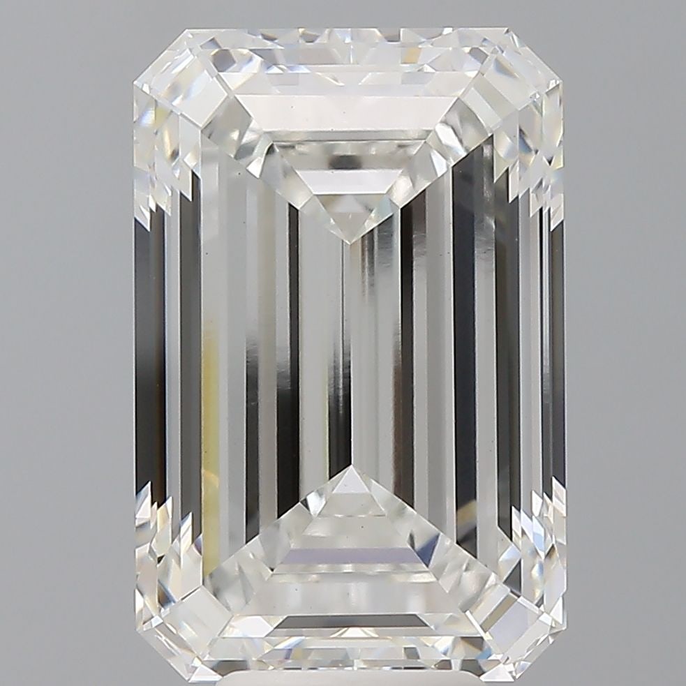 Loose Diamond - EMERALD 8.1ct F VVS2: Loose Diamond - EMERALD 8.1ct F VVS2 Source: This is a real non-mined Diamond that has been grown in a lab Shape: EMERALD Carats: 8.1 Color: F Clarity: VVS2 Certification: IGI Video: