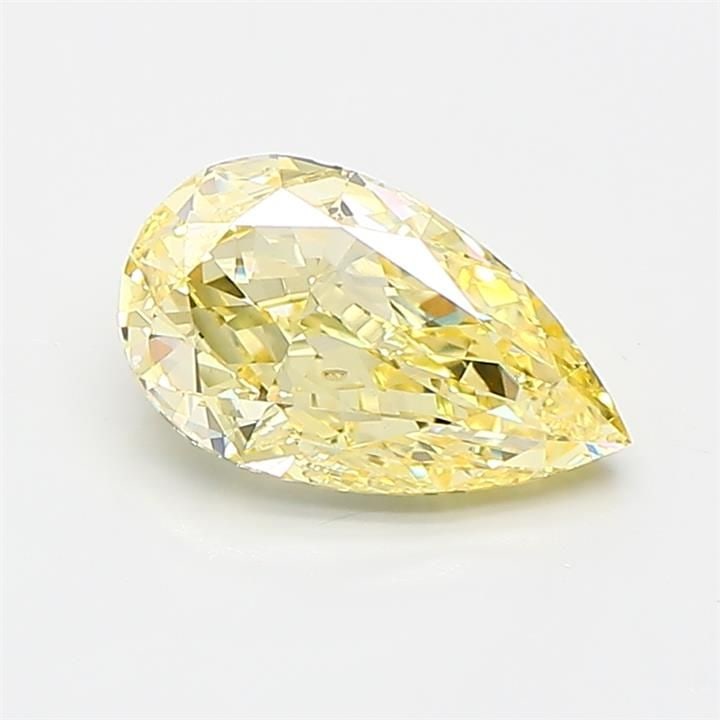 Loose Diamond - PEAR 1.15ct Fancy Intense Yellow VS2: Loose Diamond - PEAR 1.15ct Fancy Intense Yellow VS2 Source: This is a real non-mined Diamond that has been grown in a lab Shape: PEAR Carats: 1.15 Color: Fancy Intense Yellow Certification: IGI Video