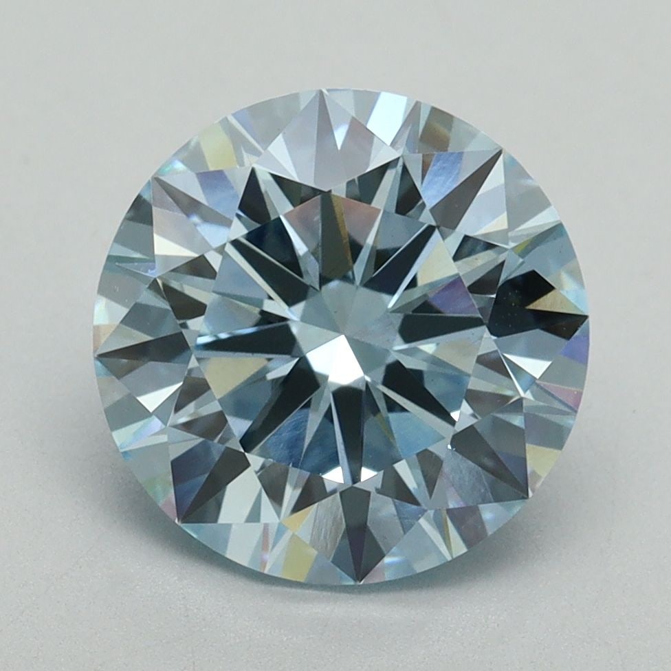 Ideal Loose Diamond - ROUND 3.24ct Fancy Intense Blue VVS2: Ideal Loose Diamond - ROUND 3.24ct Fancy Intense Blue VVS2 Source: This is a real non-mined Diamond that has been grown in a lab Shape: ROUND Carats: 3.24 Color: Fancy Intense Blue Certification: IGI 