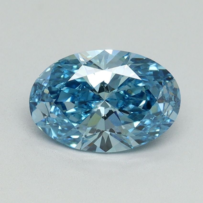 Loose Diamond - OVAL 1.07ct Fancy Vivid Blue VS1: Loose Diamond - OVAL 1.07ct Fancy Vivid Blue VS1 Source: This is a real non-mined Diamond that has been grown in a lab Shape: OVAL Carats: 1.07 Color: Fancy Vivid Blue Certification: IGI Video: Video