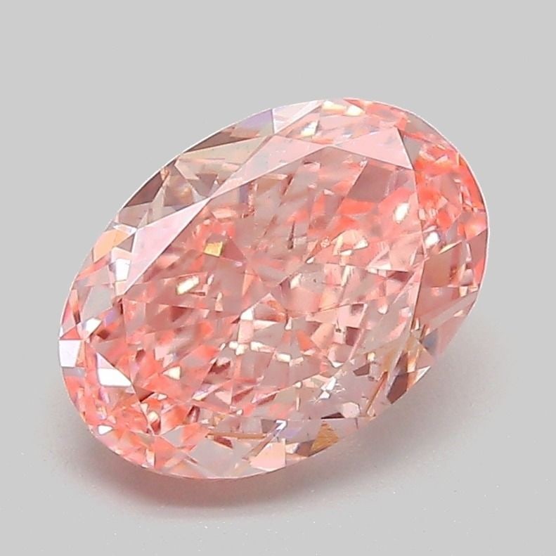 Loose Diamond - OVAL 2.01ct Fancy Vivid Pink SI1: Loose Diamond - OVAL 2.01ct Fancy Vivid Pink SI1 Source: This is a real non-mined Diamond that has been grown in a lab Shape: OVAL Carats: 2.01 Color: Fancy Vivid Pink Certification: IGI Video: Video