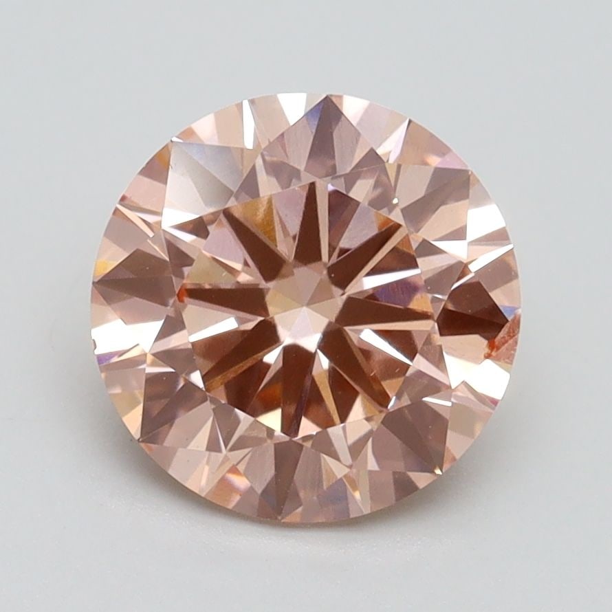 Loose Diamond - ROUND 2.15ct Fancy Intense Pink SI1: Loose Diamond - ROUND 2.15ct Fancy Intense Pink SI1 Source: This is a real non-mined Diamond that has been grown in a lab Shape: ROUND Carats: 2.15 Color: Fancy Intense Pink Certification: IGI Video: