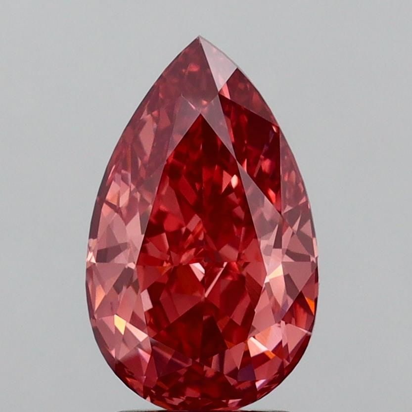 Loose Diamond - PEAR 3.09ct Fancy Vivid Brownish Pink VVS2: Loose Diamond - PEAR 3.09ct Fancy Vivid Brownish Pink VVS2 Source: This is a real non-mined Diamond that has been grown in a lab Shape: PEAR Carats: 3.09 Color: Fancy Vivid Brownish Pink Certification