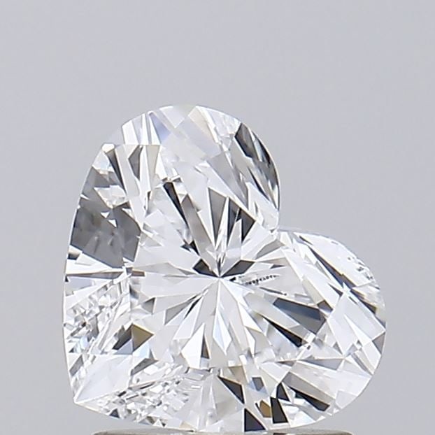 Loose Diamond - HEART 1.38ct D VVS2: Loose Diamond - HEART 1.38ct D VVS2 Source: This is a real non-mined Diamond that has been grown in a lab Shape: HEART Carats: 1.38 Color: D Clarity: VVS2 Certification: IGI Video: