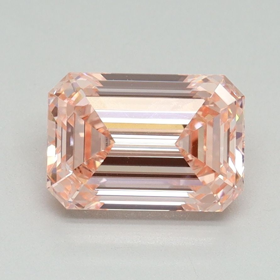 Loose Diamond - EMERALD 1.88ct Fancy Vivid Pink VS1: Loose Diamond - EMERALD 1.88ct Fancy Vivid Pink VS1 Source: This is a real non-mined Diamond that has been grown in a lab Shape: EMERALD Carats: 1.88 Color: Fancy Vivid Pink Certification: IGI Video: