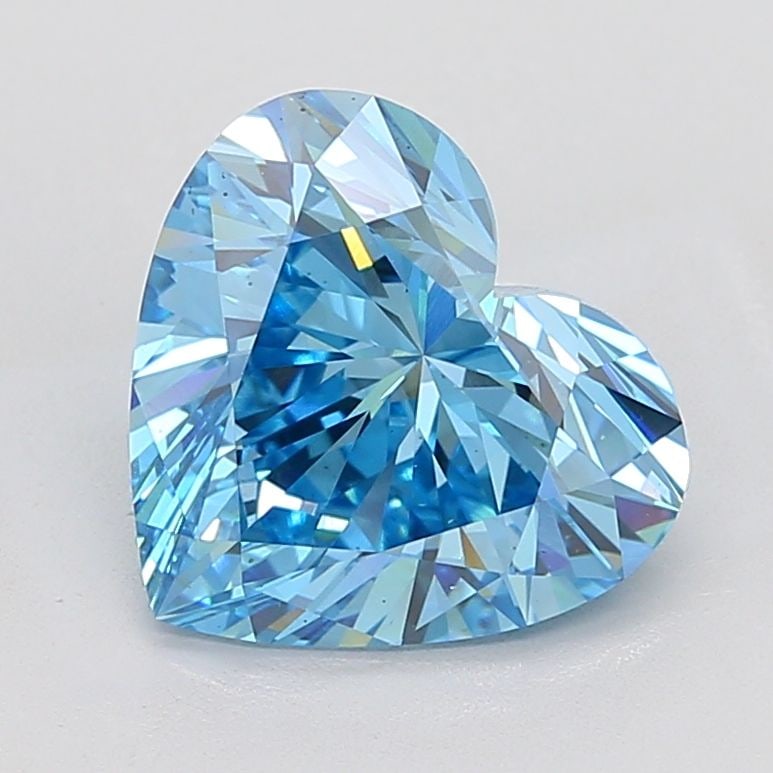 Loose Diamond - HEART 5.0ct Fancy Vivid Blue VS1: Loose Diamond - HEART 5.0ct Fancy Vivid Blue VS1 Source: This is a real non-mined Diamond that has been grown in a lab Shape: HEART Carats: 5.0 Color: Fancy Vivid Blue Certification: IGI Video:
