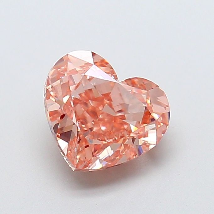 Loose Diamond - HEART 2.09ct Fancy Vivid Pink VS1: Loose Diamond - HEART 2.09ct Fancy Vivid Pink VS1 Source: This is a real non-mined Diamond that has been grown in a lab Shape: HEART Carats: 2.09 Color: Fancy Vivid Pink Certification: NONE Video: