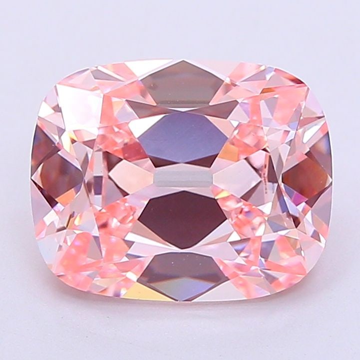 Loose Diamond - CUSHION BRILLIANT 3.54ct Fancy Intense Pink VS1: Loose Diamond - CUSHION BRILLIANT 3.54ct Fancy Intense Pink VS1 Source: This is a real non-mined Diamond that has been grown in a lab Shape: CUSHION BRILLIANT Carats: 3.54 Color: Fancy Intense Pink Ce